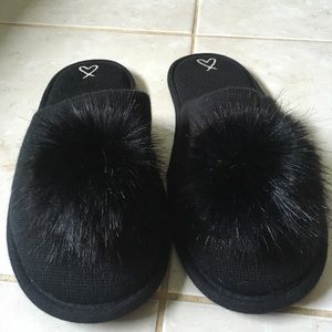 Victoria’s Secret Black Slippers (not worn)